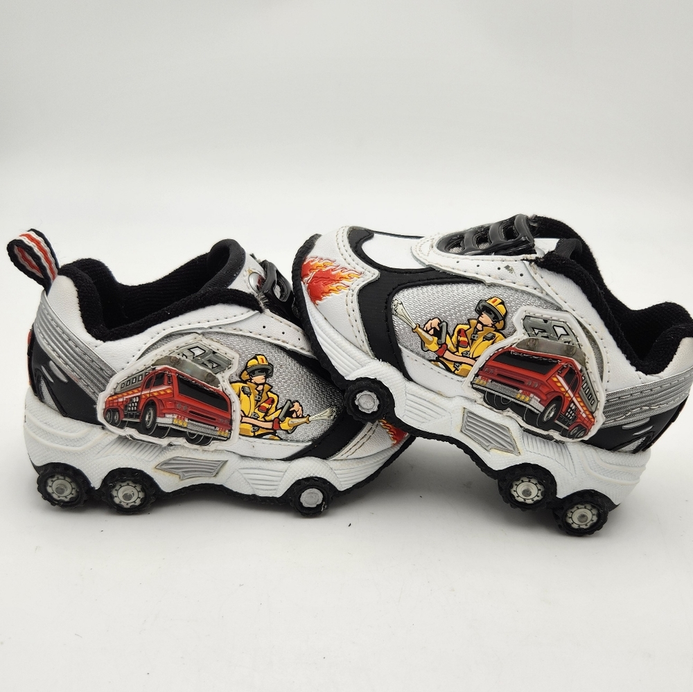 Rare Matchbox Firetruck Toddler Tennis Shoes